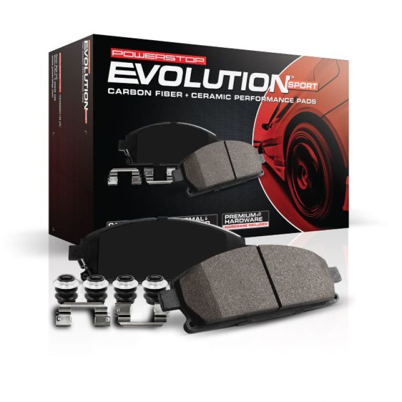 Power Stop 10-14 BMW X5 Front Z23 Evolution Sport Brake Pads w/Hardware