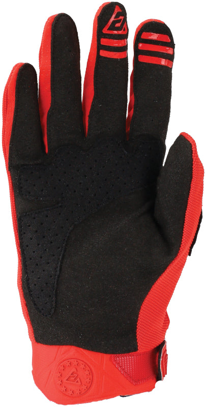 Answer 25 Peak Gloves Red/Black Youth - XS