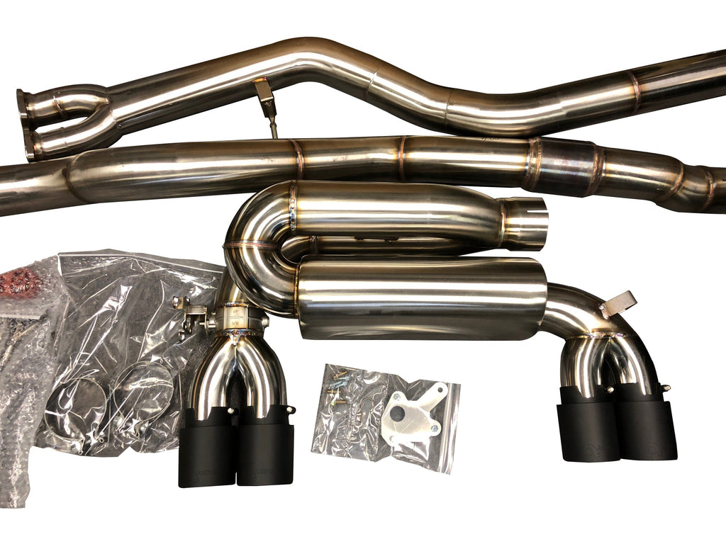 Active Autowerke F8X M3 M4 Signature Exhaust System includes Active F-brace - Image 2