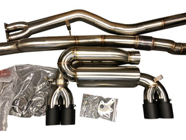 Active Autowerke F8X M3 M4 Signature Exhaust System includes Active F-brace - Image 2