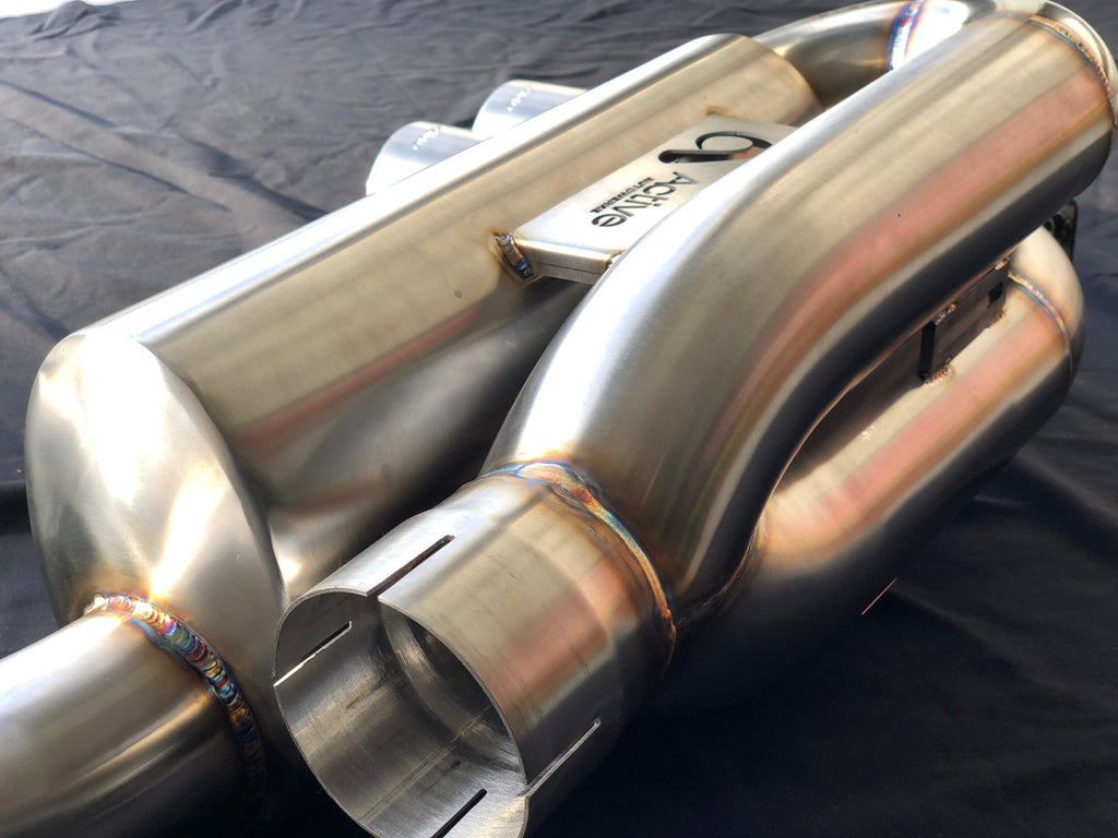 Active Autowerke F8X M3 M4 Signature Exhaust System includes Active F-brace - Image 4
