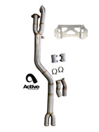 Active Autowerke G87 M2 Signature single mid-pipe with G87-brace