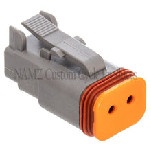 Load image into Gallery viewer, NAMZ Deutsch DT Series 2-Wire Plug &amp; Wedgelock - Grey (Repl HD 72132-94GY)