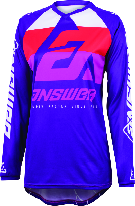 Answer 23 Syncron CC Jersey Purple/White/Red Womens - Small