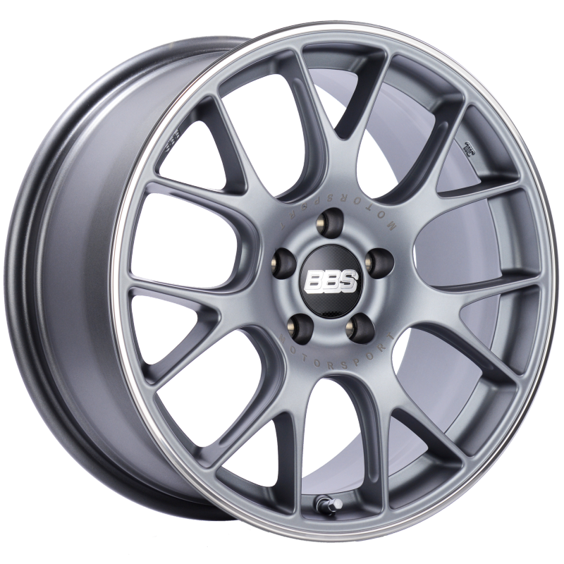 BBS CH-R 18x9 5x120 ET44 Brilliant Silver Polished Rim Protector Wheel -82mm PFS/Clip Required