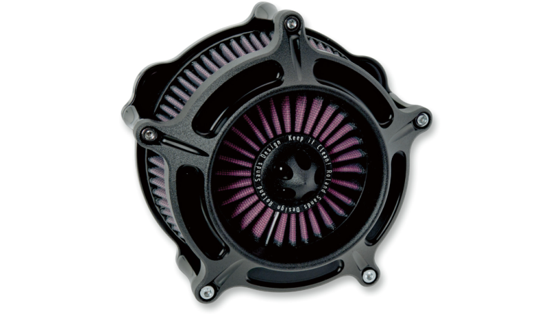 Roland Sands Design Turbine Air Cleaner - Black Ops