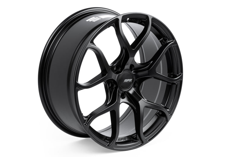 APR A01 Flow Formed - 19X8.5 - 5x112 - ET45 - Satin Black Wheel