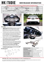 Load image into Gallery viewer, HKSTUDIE EXHAUST for BMW G80/G82 Comp