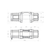 Load image into Gallery viewer, Superwinch 3500 LBS 12V DC 7/32in x 40ft Synthetic Rope Hawse Fairlead SP 35SR Winch