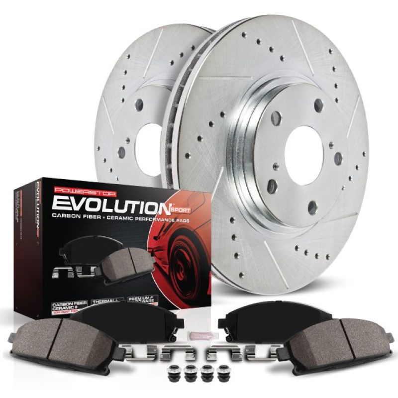 Power Stop 94-95 BMW 540i Rear Z23 Evolution Sport Brake Kit