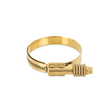 Load image into Gallery viewer, Mishimoto Constant Tension Worm Gear Clamp 3.74in.-4.61in. (95mm-117mm) - Gold