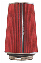 Load image into Gallery viewer, Spectre Adjustable Conical Air Filter 9-1/2in. Tall (Fits 3in. / 3-1/2in. / 4in. Tubes) - Red