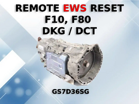 Remote EWS Reset Service F10, F80 DKG / DCT