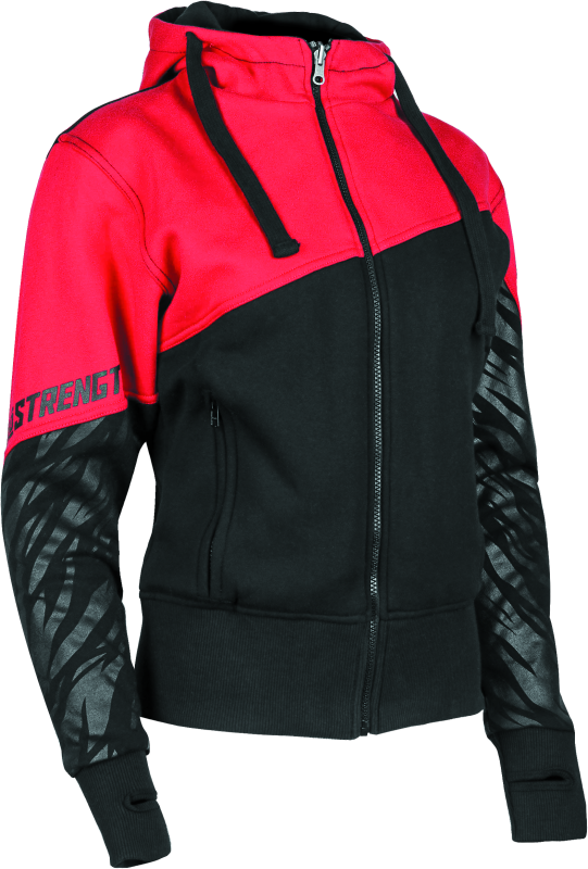 Speed and Strength Cat Outa Hell Hoody Red/Black Womens - 2XL