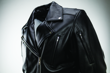 Load image into Gallery viewer, River Road Ironclad Classic Leather Jacket Black - Small