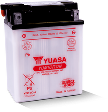 Load image into Gallery viewer, Yuasa YB12C-A Yumicron 12 Volt Battery