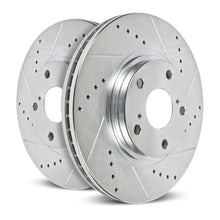 Load image into Gallery viewer, Power Stop 08-13 BMW 128i Rear Evolution Drilled &amp; Slotted Rotors - Pair