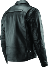 Load image into Gallery viewer, River Road Ironclad Classic Leather Jacket Black - Small