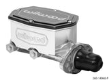 Wilwood Compact Tandem Master Cylinder - 1.12in Bore - w/Pushrod (Ball Burnished)