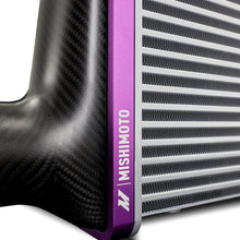 Load image into Gallery viewer, Mishimoto Universal Carbon Fiber Intercooler - Gloss Tanks - 525mm Gold Core - S-Flow - P V-Band