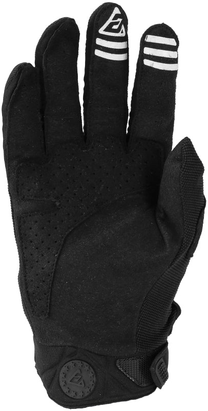 Answer 25 Peak Gloves Black/White - XS