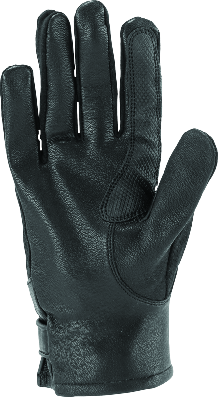 River Road Pecos Leather Mesh Gloves Black Womens - Small