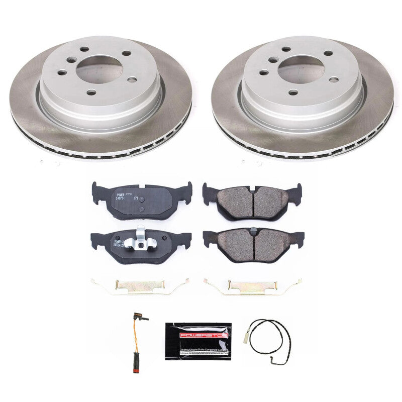 Power Stop 2006 BMW 325xi Rear Semi-Coated Rotor Kit