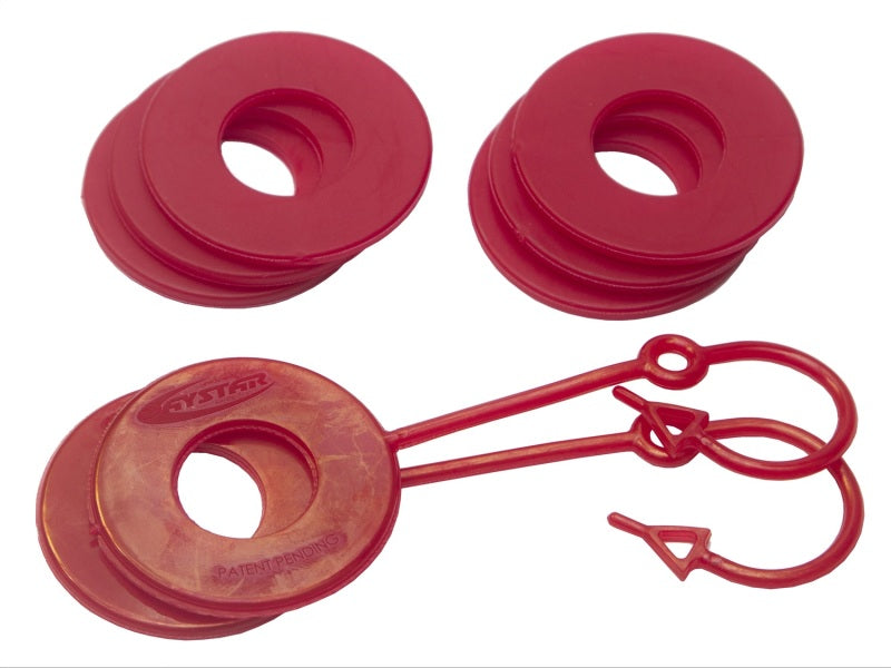 Daystar Red Locking D Ring Isolator w/Washer Kit