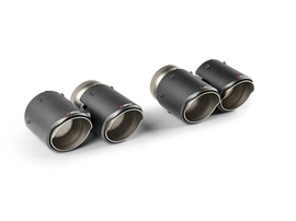 Akrapovic 2024+ BMW M5 (G90,G99) Round Carbon Fiber Tail Pipe Set