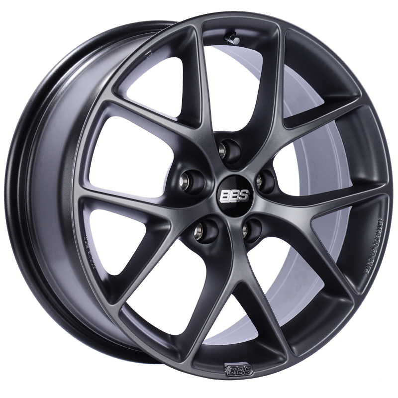 BBS SR 18x8 5x108 ET42 Satin Grey Wheel -70mm PFS/Clip Required