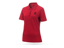 Akrapovic Corpo Polo Red Womens - XS