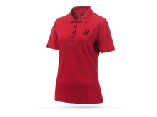 Load image into Gallery viewer, Akrapovic Corpo Polo Red Womens - M