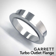 Load image into Gallery viewer, Ticon Industries Garrett G Series G42 Turbo V-Band Inlet (4 inch Tubing) Turbo Outlet Flange