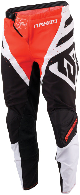 Answer 25 Arkon Nitrus Pants Red/Black/WhiteYouth Size - 20