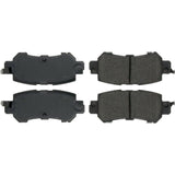 Centric Posi-Quiet Ceramic Brake Pads w/Shims - Front