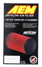 Load image into Gallery viewer, AEM Dryflow Air Filter - Round Tapered - 2.75in Flange ID x 5.5in Base OD x 4.75in Top OD x 7.5in H