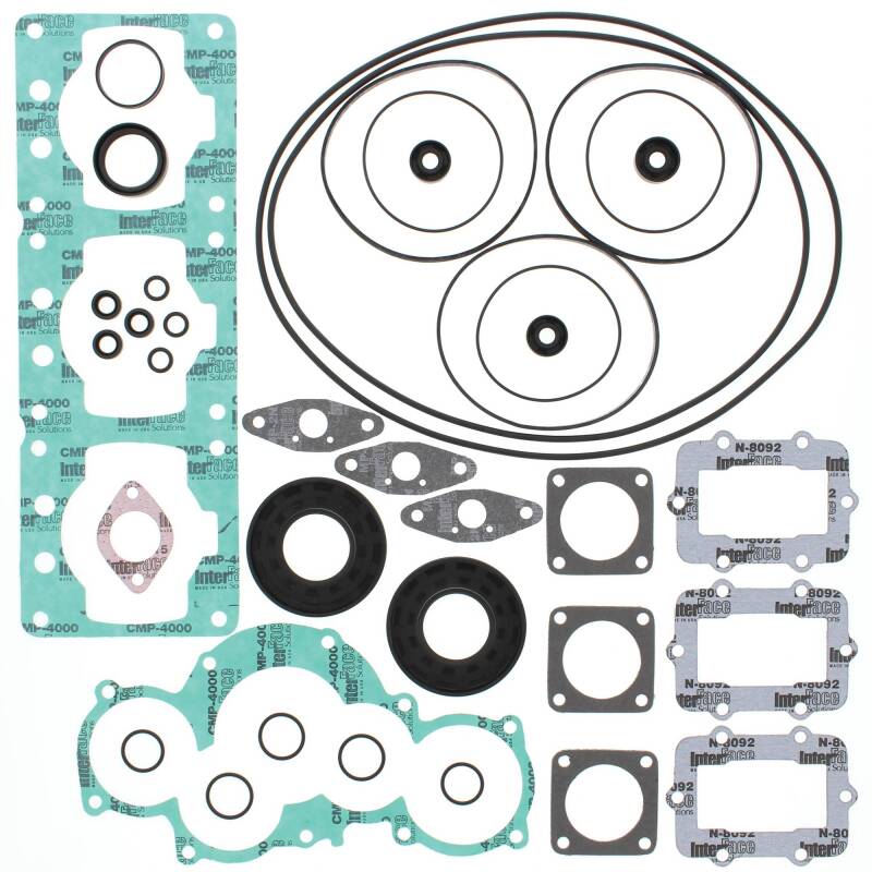 Vertex Pistons Complete Gasket Kt W/Oil Seals