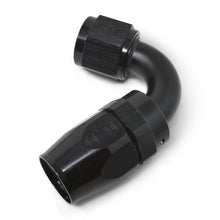 Load image into Gallery viewer, Russell Performance -6 AN Black 120 Degree Full Flow Swivel Hose End