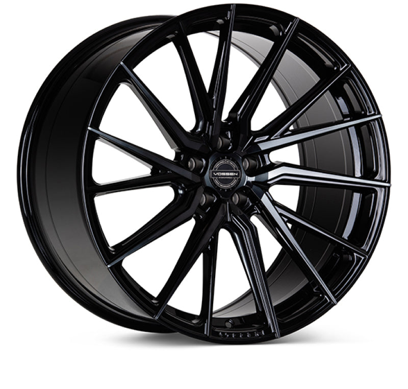 Vossen HF-4T 20x10.5 / 5x120 / ET42 / Deep Face / 72.56 - Tinted Gloss Black - Left Wheel