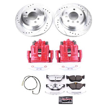 Load image into Gallery viewer, Power Stop 07-10 BMW 328i Rear Z26 Street Warrior Brake Kit w/Calipers