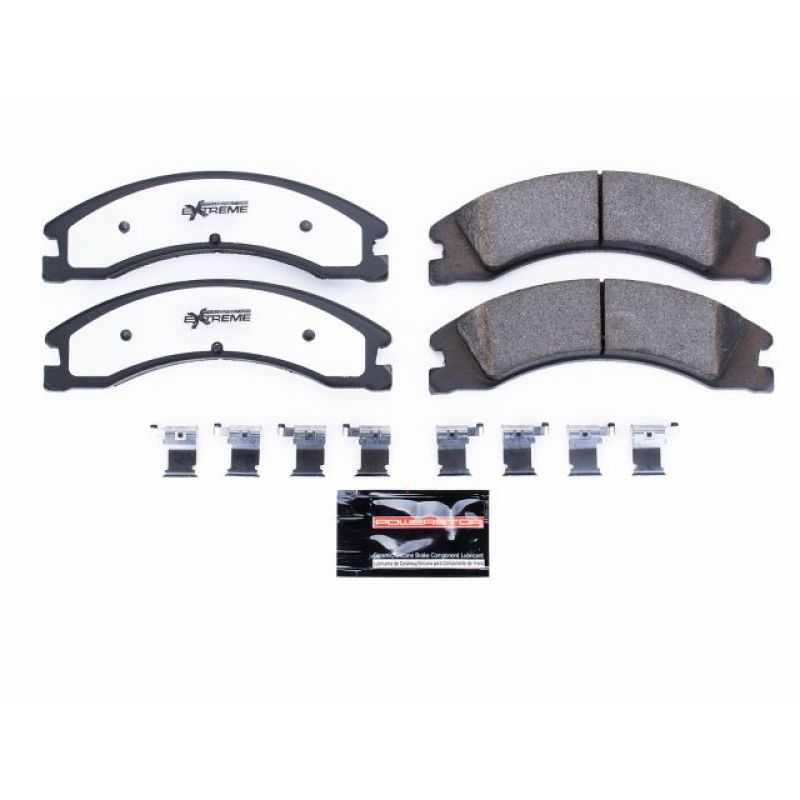 Power Stop 08-19 Ford E-450 Super Duty Rear Z36 Truck & Tow Brake Pads w/Hardware