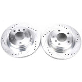 Power Stop 2006 BMW 325i Rear Evolution Drilled & Slotted Rotors - Pair