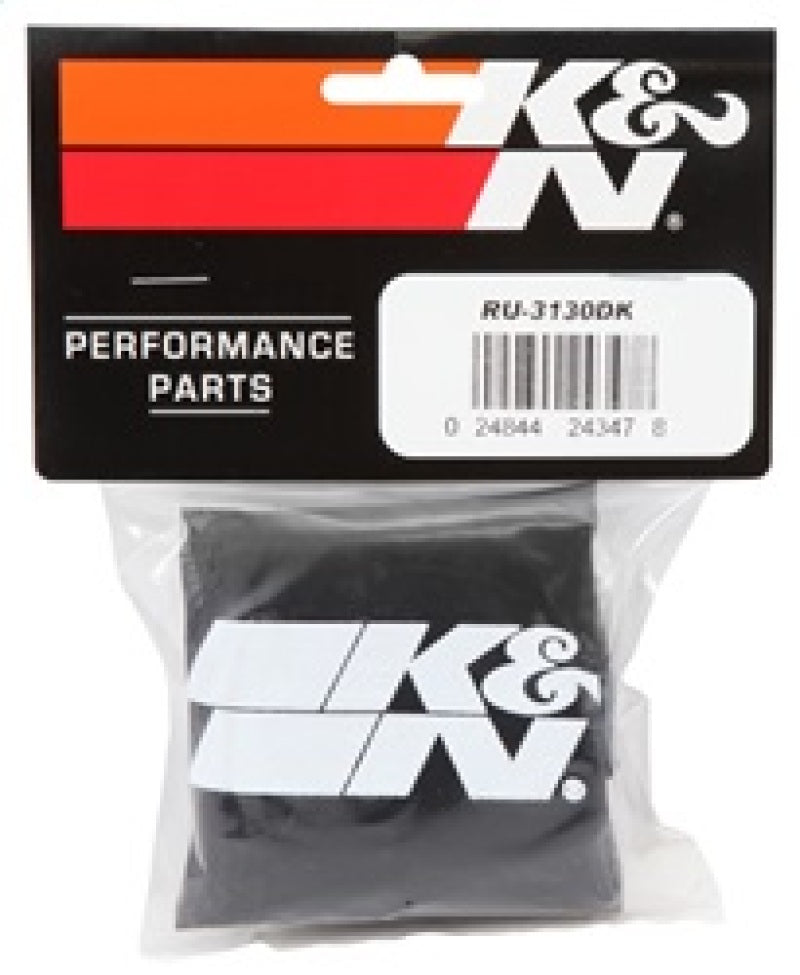 K&N Air Filter Wrap Black RU-3130