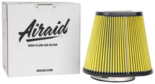 Load image into Gallery viewer, Airaid Universal Air Filter - Cone 6in FLG x 10-3/4x7-3/4in B x 7x4in T x 9in H - Synthaflow