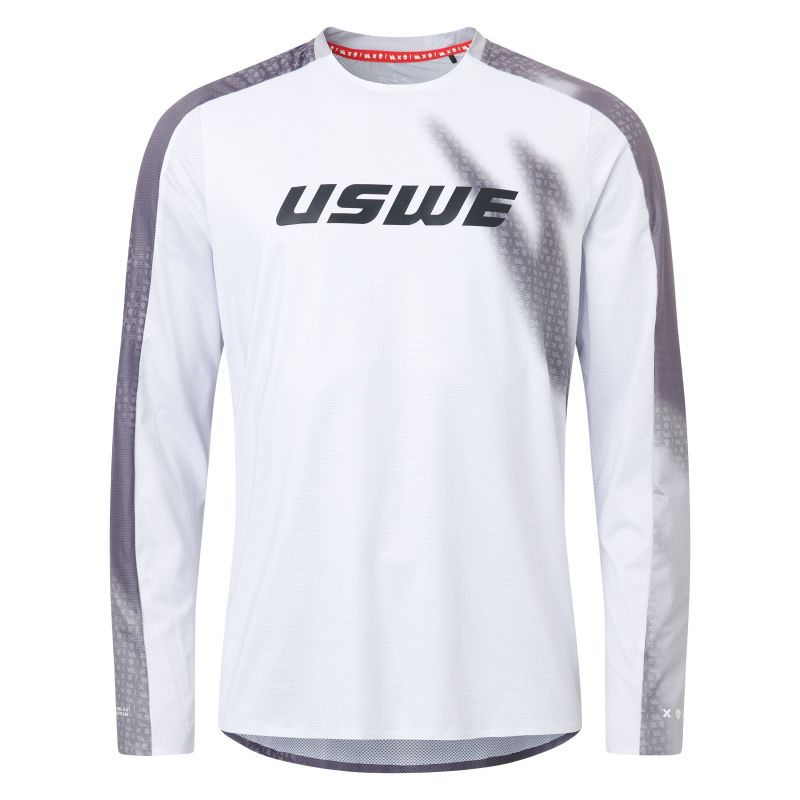 USWE Kalk Off-Road Jersey Adult White - Medium