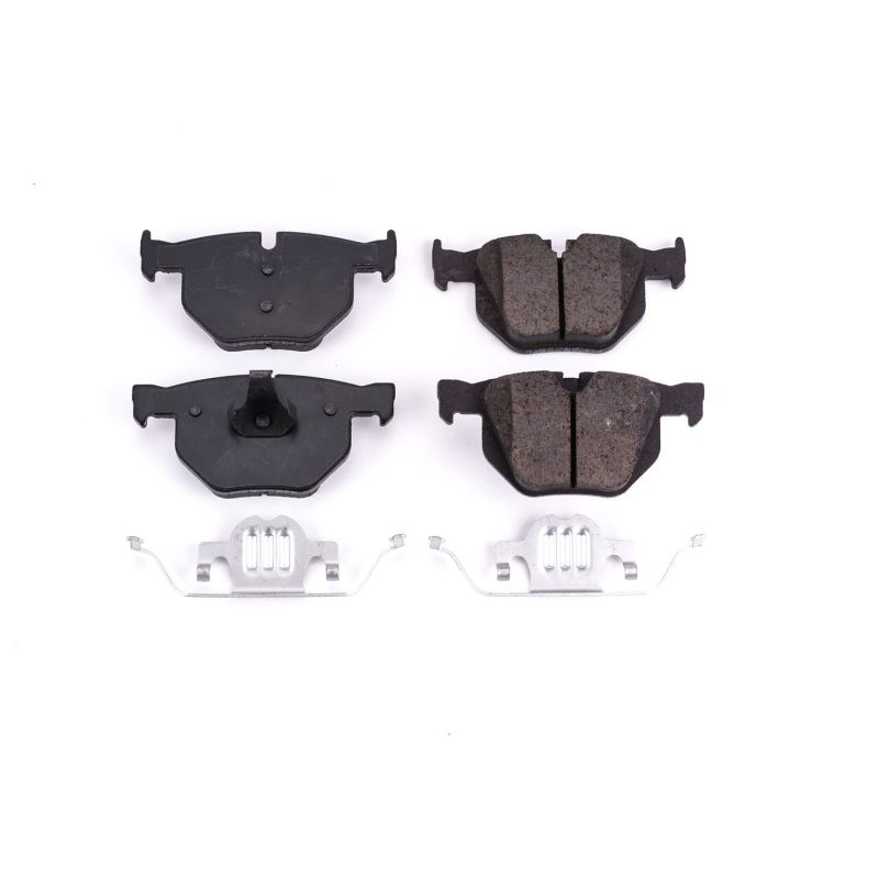 Power Stop 07-18 BMW X5 Rear Z17 Evolution Ceramic Brake Pads w/Hardware