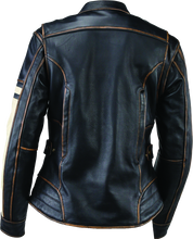 Load image into Gallery viewer, River Road Dame Vintage Leather Jacket Black Womens - Small