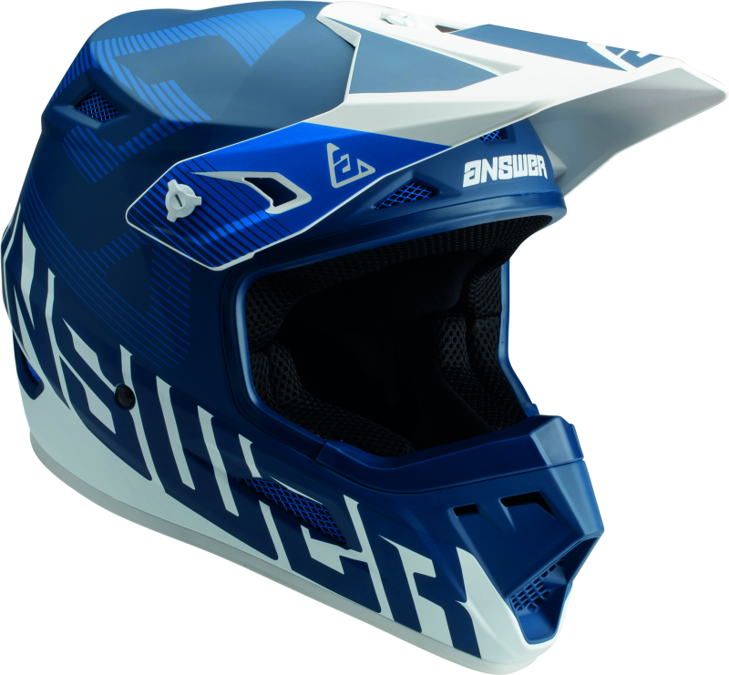 Answer AR1 V2 Bold Helmet Blue/White - Medium