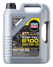 Load image into Gallery viewer, LIQUI MOLY 5L Top Tec 6100 Motor Oil SAE 0W30