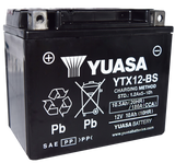 Yuasa YTX12-BS Maintenance Free AGM 12 Volt Battery (Bottle Supplied)